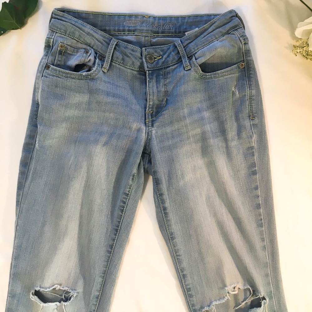 Denim Skinny Jeans ~Ripped